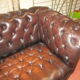 Chesterfield leather sofa