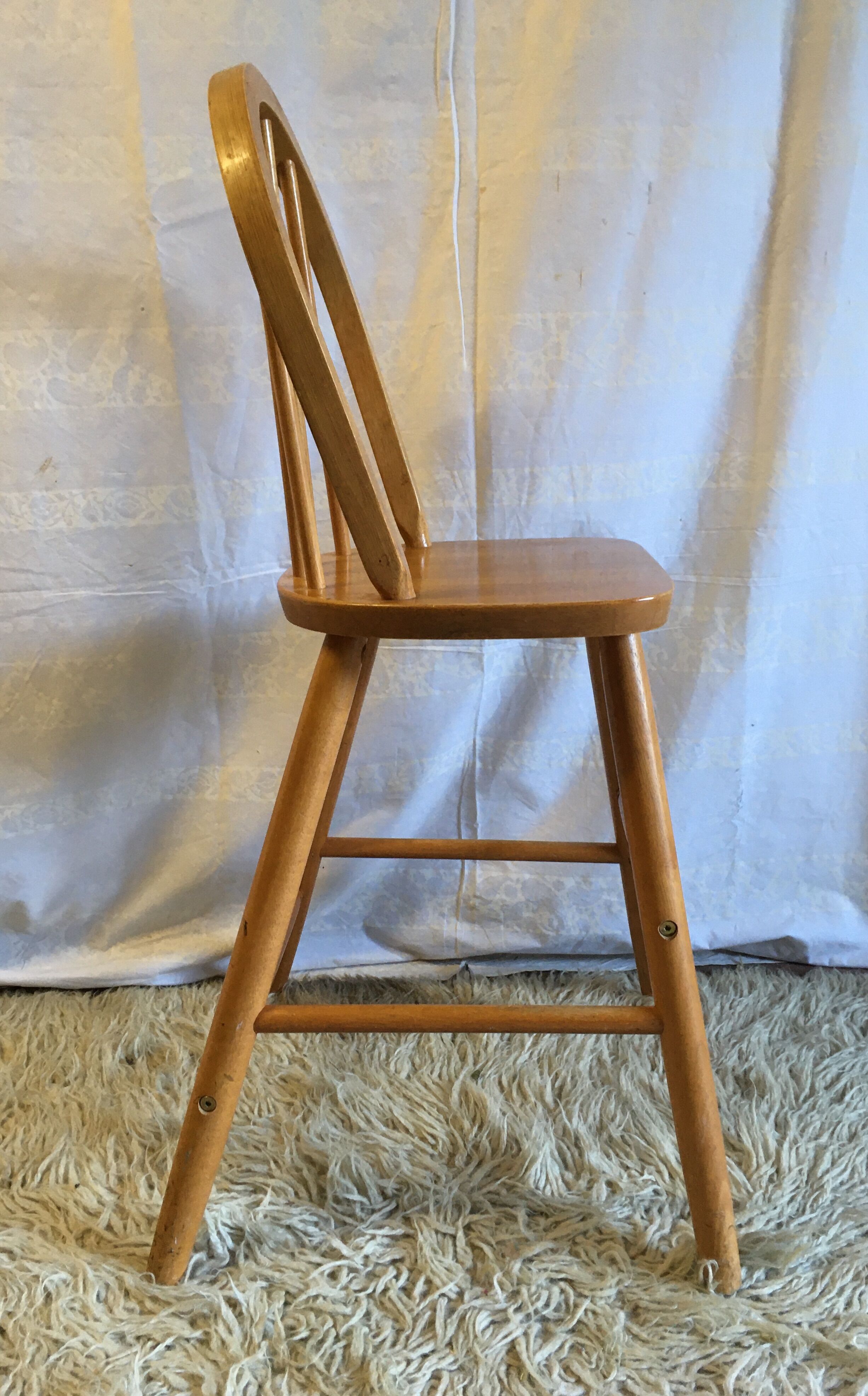 Scandinavian-style children's high chair