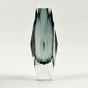 Labelled Sommerso Murano Glass Vase by F. Poli for A. Mandruzzato, Italy