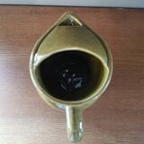 Vintage ceramic pitcher and 6 cups