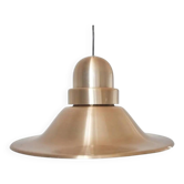 Large Midcentury Copper Pendant, Denmark, 1970s