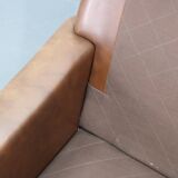 Mid-century Danish two-seat leather sofa by Svend Skipper, 1960s