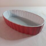 Pink ceramic baking dish
