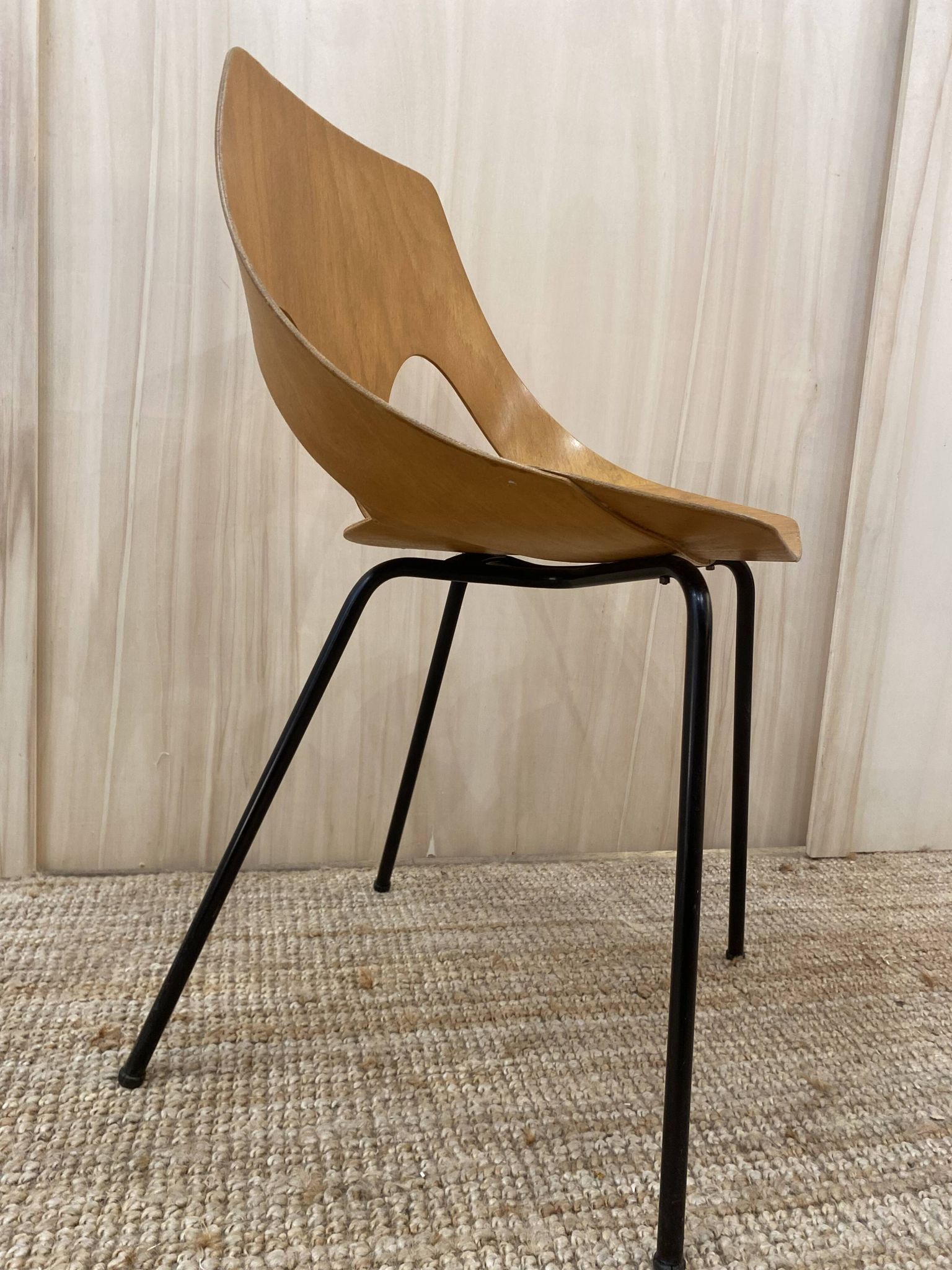 Carl Jacobs chair, Airborne edition, 1950s.