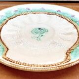 Old Longchamp asparagus artichoke barbotine plate