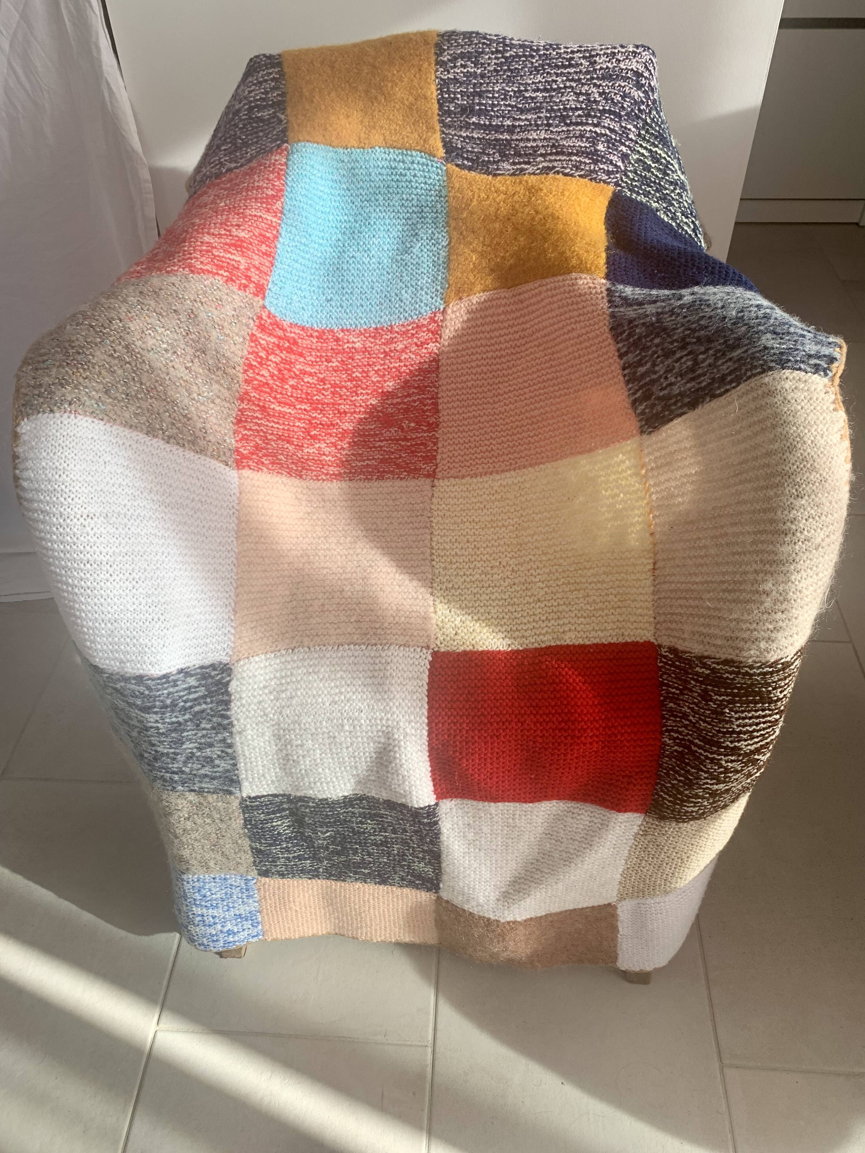 Cover, plaid patchwork