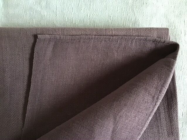 104x64 mauve linen kitchen tablecloth