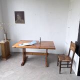 Mountain furniture table made of solid pine