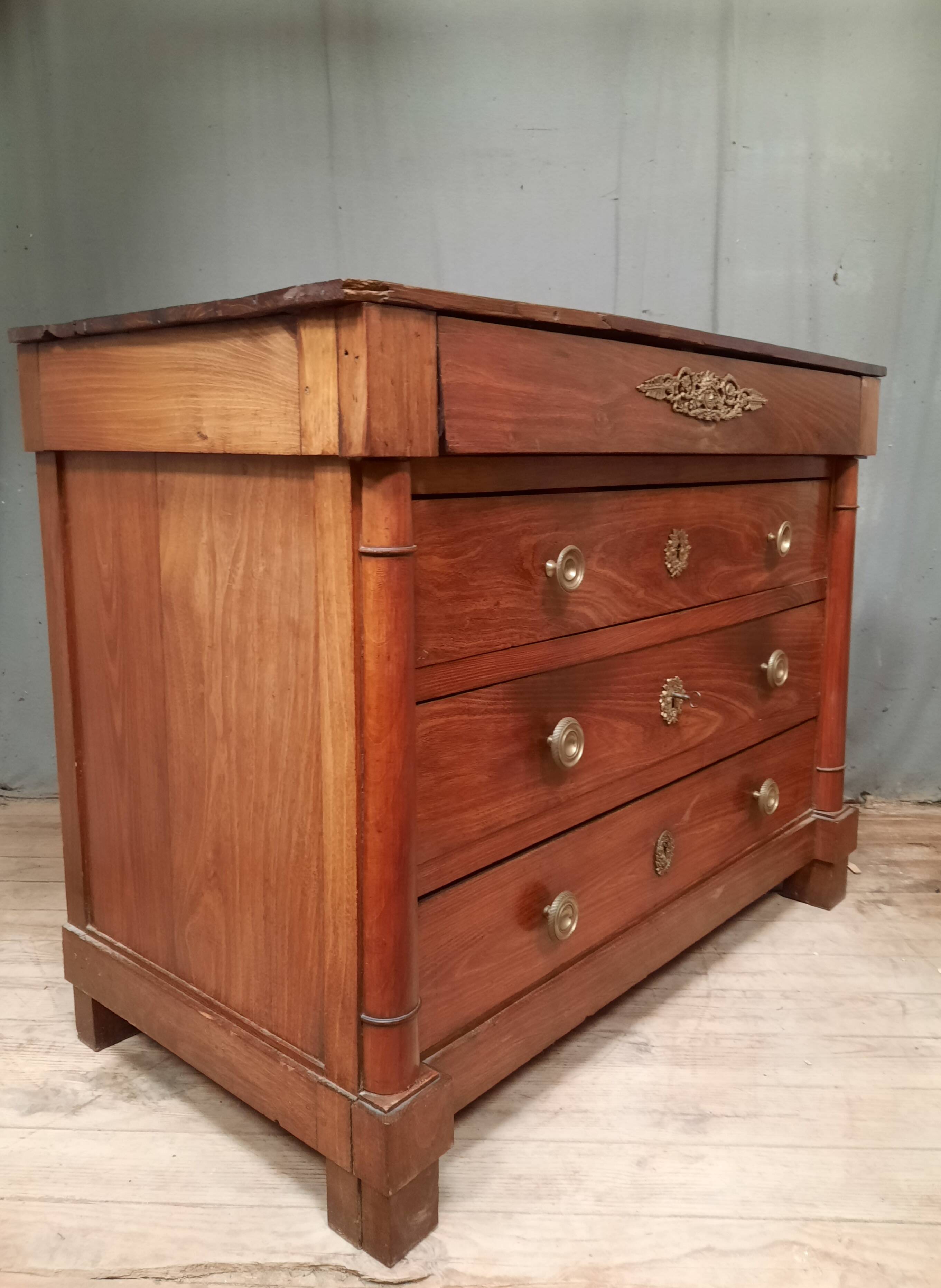 Commode empire en acacias