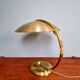 Bauhaus desk lamp in brass, Egon Hillebrand, 1930