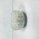Small wall light ceiling light round minimalist glass 1970 1980 seventies eighties