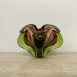 Mid century Murano glass bowl , 1970s