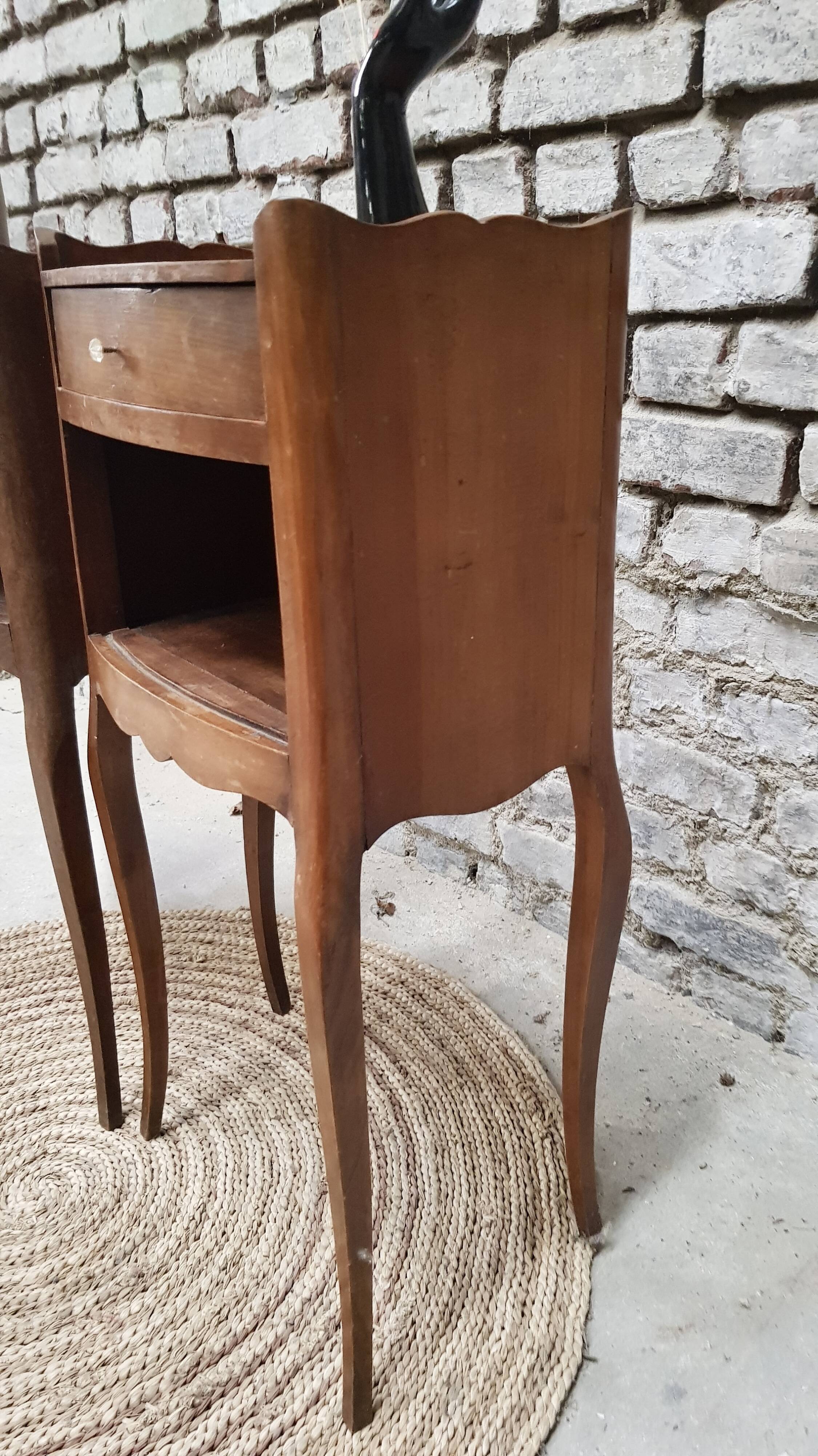 Pair of Louis XV style bedside tables