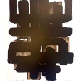 Lithographie Offset Pierre Soulages - Lithographie #3 - Musée Soulages Rodez