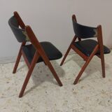 2 vintage folding chairs 50 , 60'S Norquist