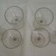 6 verres ballon ancien style bistrot XXème siècle