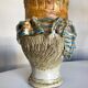 Italian ceramic vase Caltagirone Sicily 1960