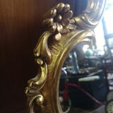 Golden modern mirror  - 90x60cm