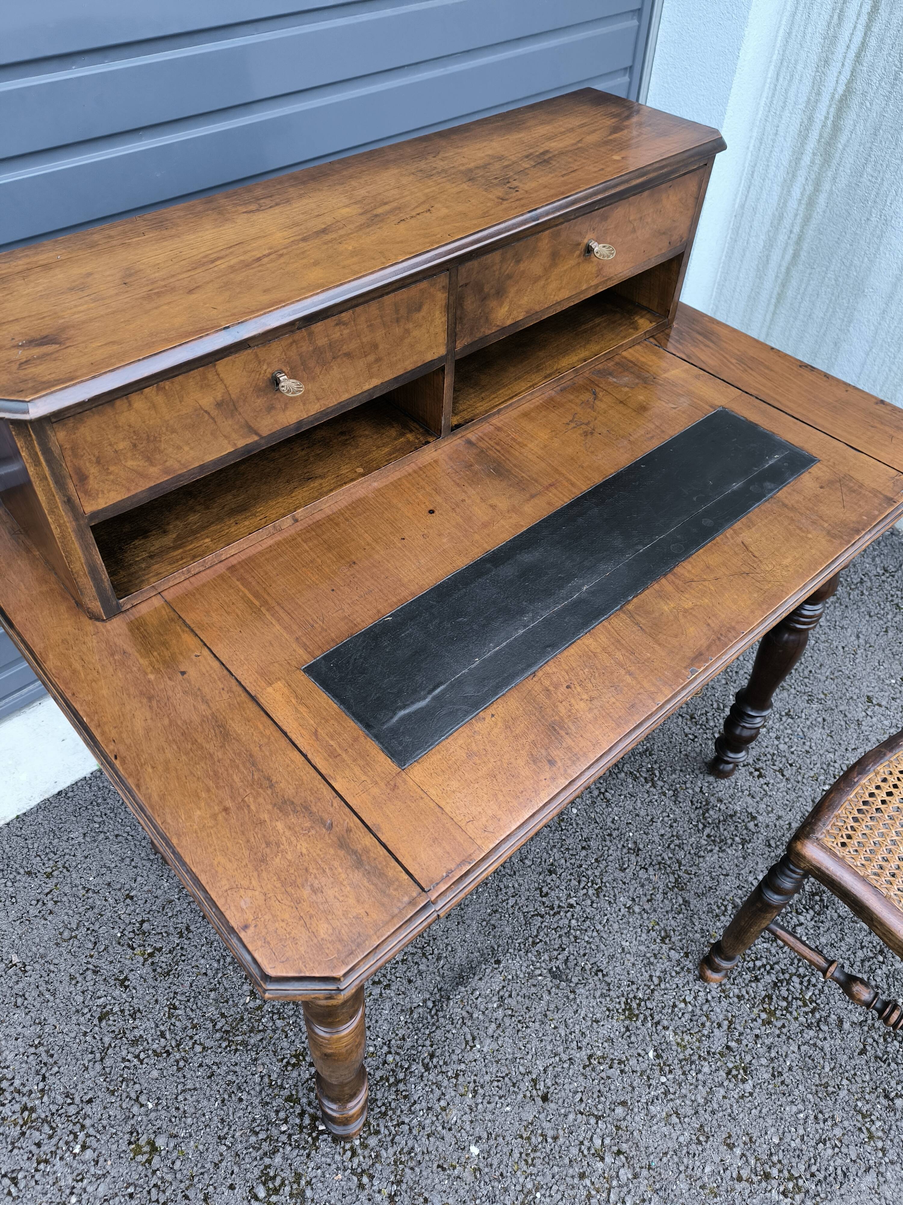 Louis Philippe style stepped flat desk