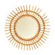 Rattan sun mirror