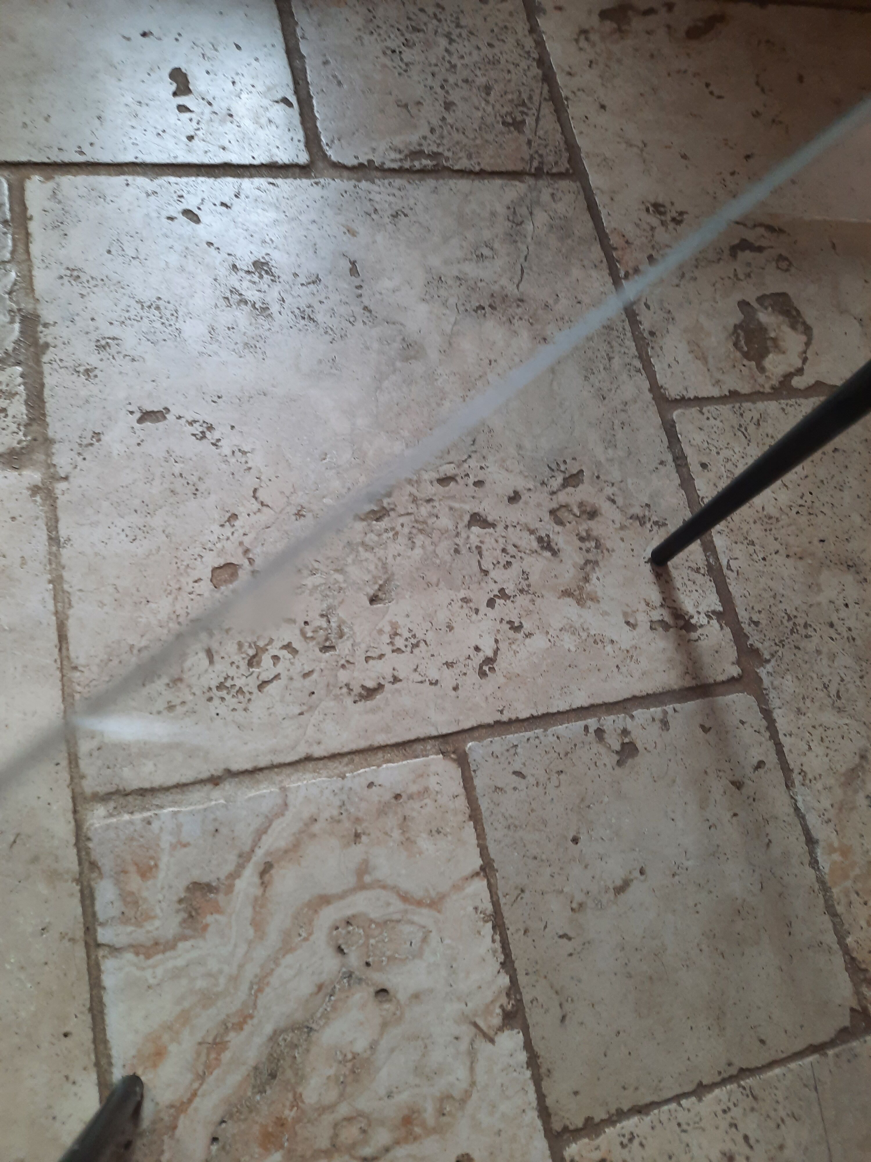 Vintage glass console