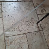 Vintage glass console