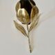 Ashtray "flower" brass 1970