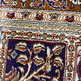 Vintage turkish silk carpet 92x157 cm