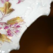 6 Limoges porcelain dessert plates 1900 - Bird decor
