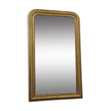 Very large Louis Philippe gilded trumeau mirror