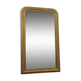 Very large Louis Philippe gilded trumeau mirror