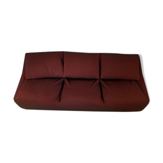 Cinna sofa "Plumy" by Annie Hiéronimus, burgundy color