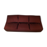 Cinna sofa "Plumy" by Annie Hiéronimus, burgundy color