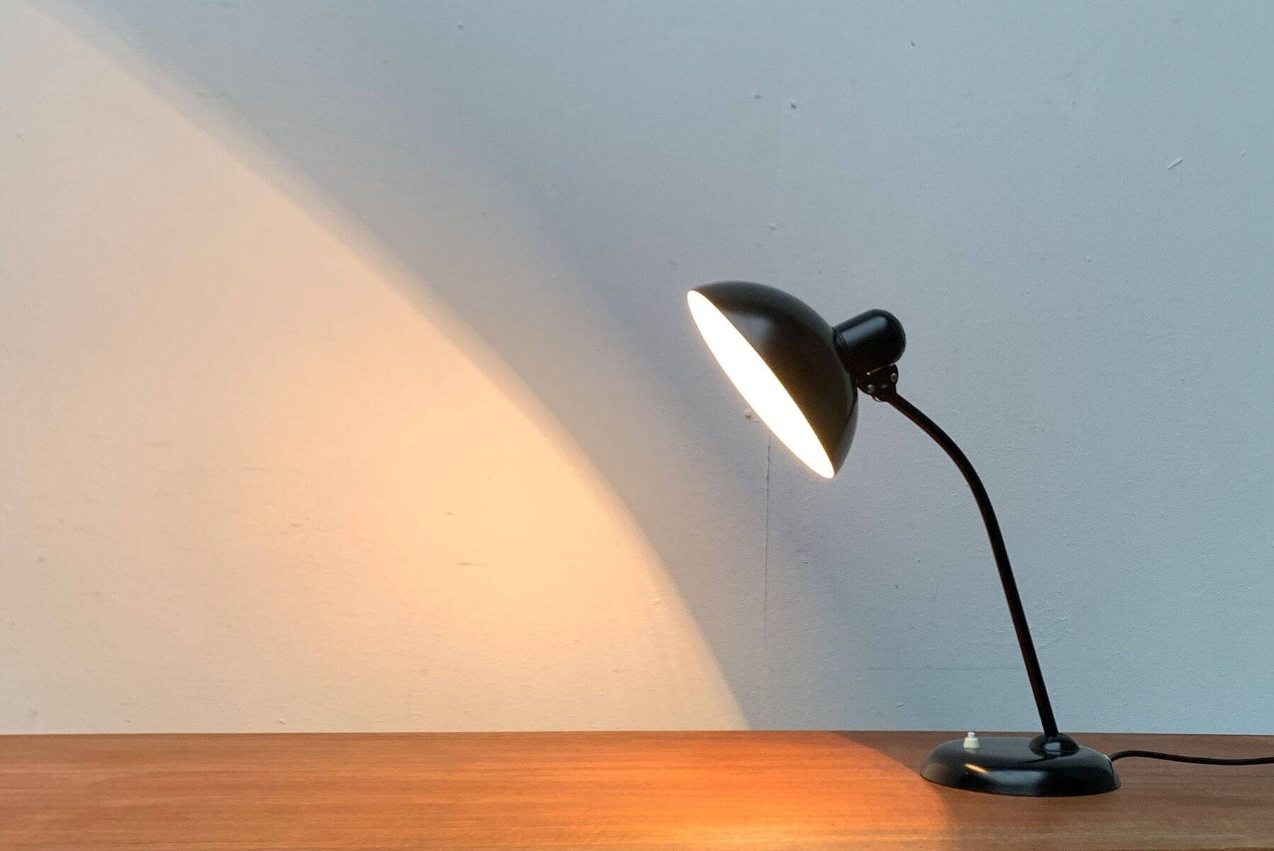 German table lamp mid-century 6556 by Christian Dell for Kaiser Idell, 1960s
