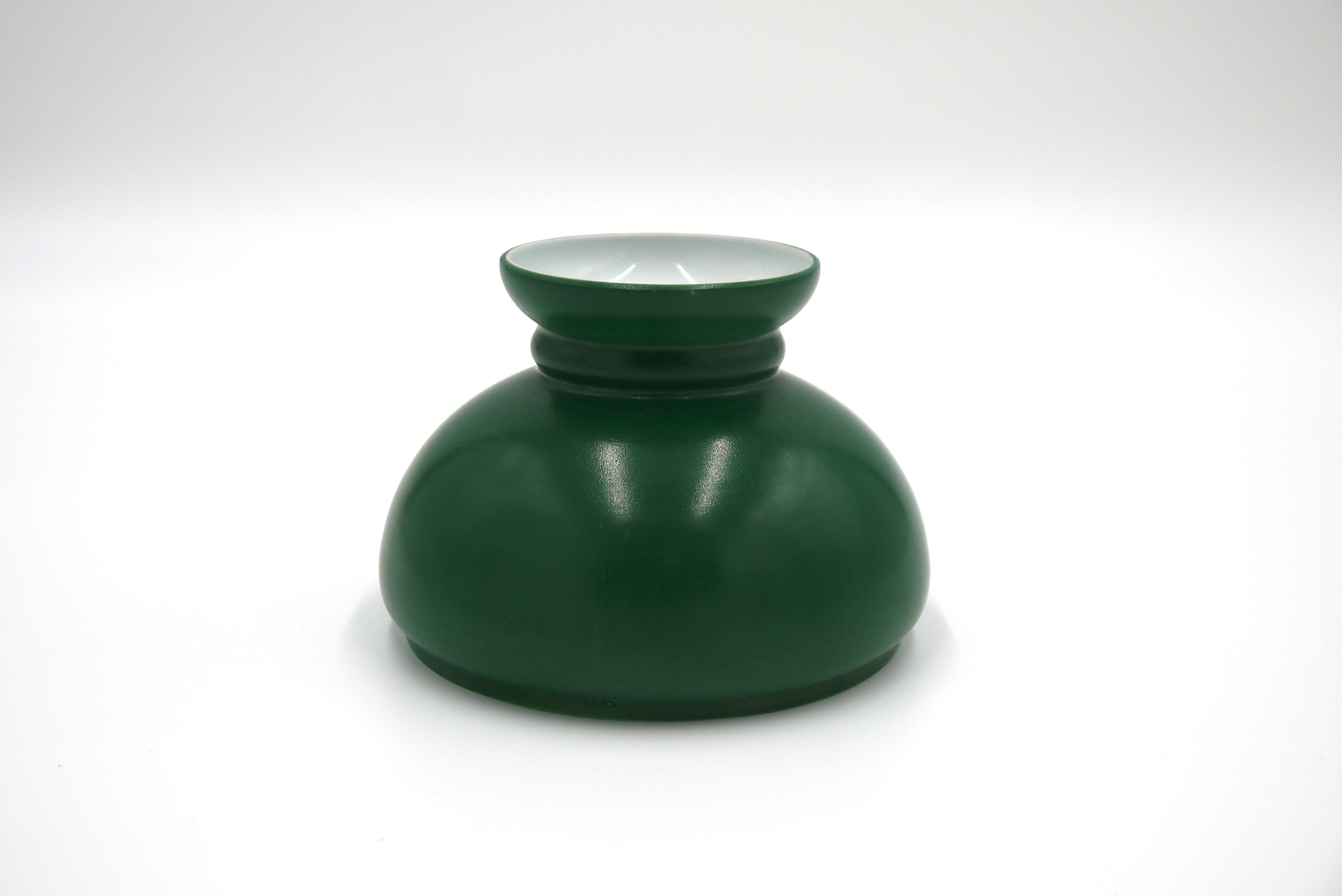 Green glass pendant lamp