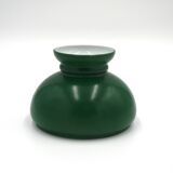 Green glass pendant lamp