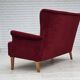 1960s, Swedish 2-seater sofa by Dux Sweden, furniture velour, ash wood.