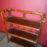 Rattan shelf