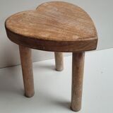 Heart tripod stool