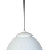 Vintage Chandelier with Milk Glass from Elektrosvit, 1960s