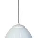 Vintage Chandelier with Milk Glass from Elektrosvit, 1960s