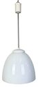 Vintage Chandelier with Milk Glass from Elektrosvit, 1960s