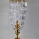 Jug/fountain in Crystal and gold metal