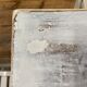 Farmhouse table 6 people white patinated in rectangular solid oak