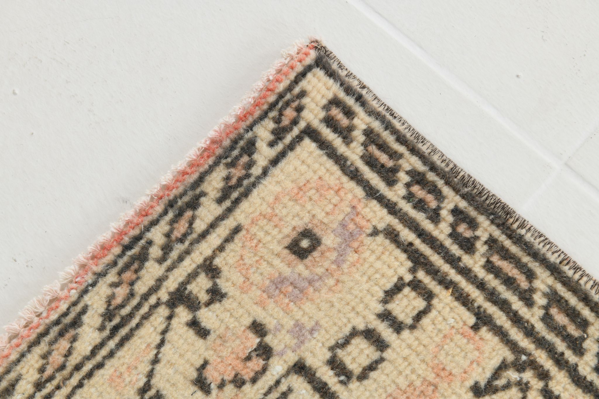 5x9 Madallion Pastel Vintage Rug, 263x160Cm