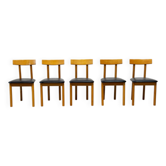 1980's sculptural Italian dining chairs