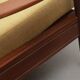 Fauteuil années 1960 jaune pâle, coussins neufs