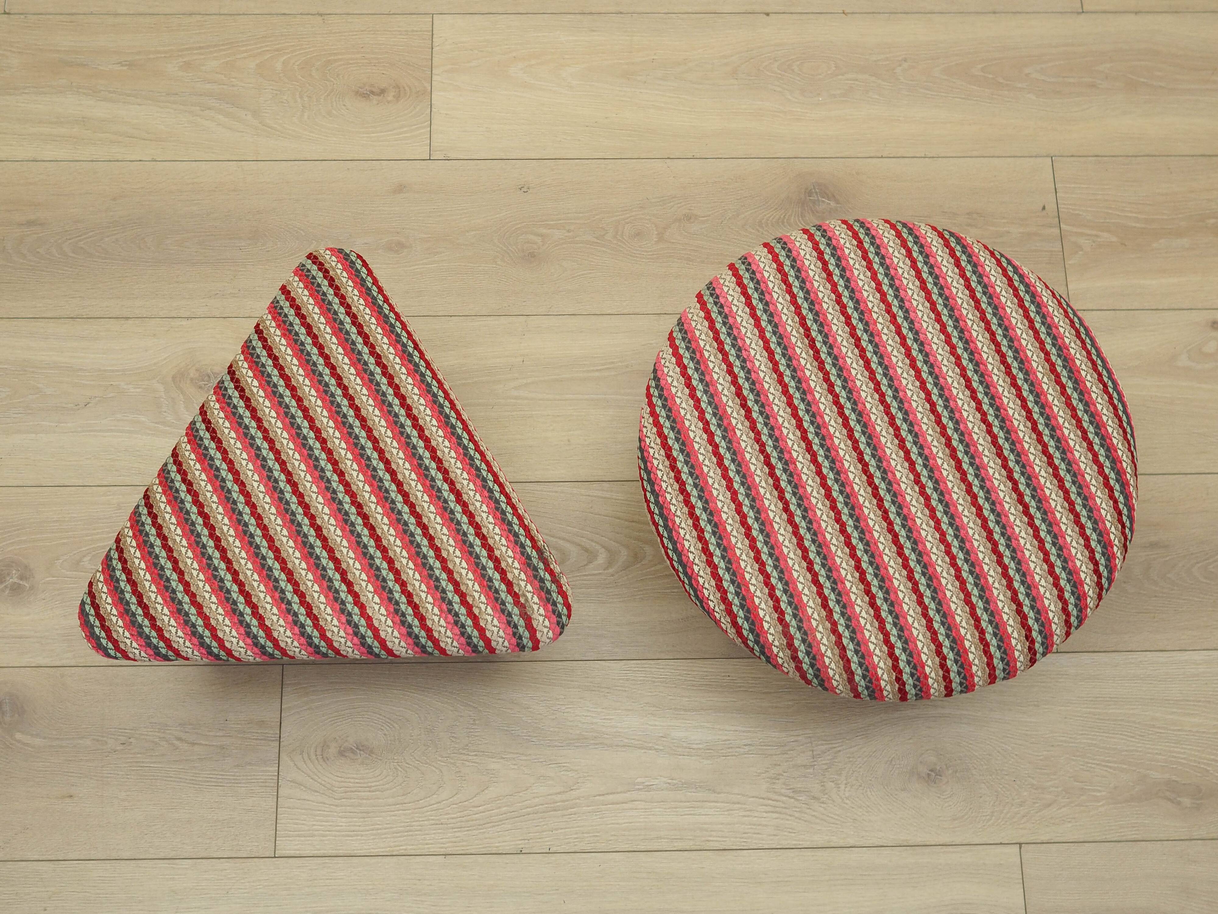 Set of two footstools, Danish design, 1990s, production: Denmark