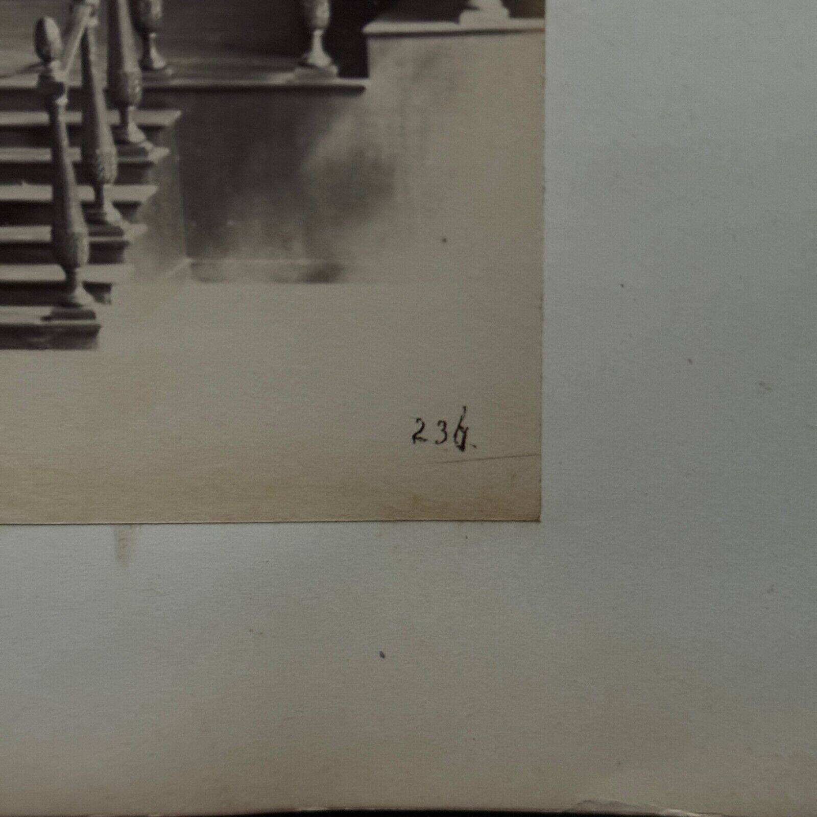 Albumen photo Venice Doge's Palace throne room 19th century