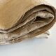 Raw hemp tablecloth 19th trousseau reserve 2m x 2m